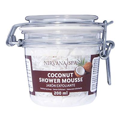 NIRVANA SPA Coconut Shower Mousse 200 ml, Nero, Medio