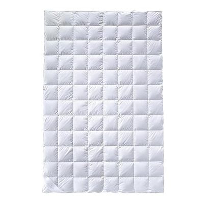 Billerbeck 5544470001 Bali Superlight quadrados, algodão, branco, 200 x 135 cm