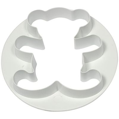 PME TB500 Emporte Pièce Ours, Plastique, Blanc, 9.5 x 2 x 9.5 cmTB500