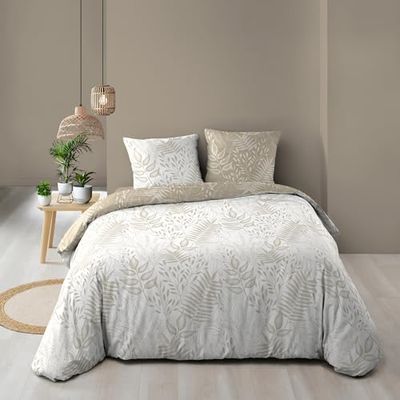 douceur d'intérieur, 3-częściowy zestaw (260 x 240 cm) Cassia, dwustronny - 100% bawełna