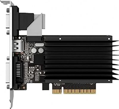 Palit GeForce GT 730 tyst 2 GB DDR3 Nvidia grafikkort (PCI Express 2.0, HDMI, DVI-D, VGA, 64 bit), NEAT7300HD46H