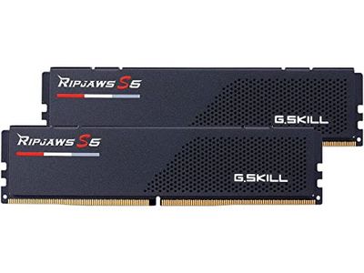 G.SKILL Ripjaws S5 32GB (2x16GB) DDR5 6400MHz CL32 XMP3 Matte Black Laptop, Small Form Factor Desktop