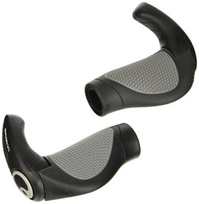 Ergon Gp2-l Gripshift Guiador de bicicleta, unissexo para adultos, preto, L