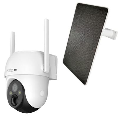 ARENTI GO3G Kit3-4G LTE - Telecamera di sorveglianza senza fili 2K 3MP con pannello solare incluso