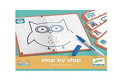 DJECO- Eduludo by Step Symetrie and Co Juegos de Habilidad, Multicolor (38325)