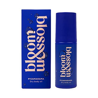 Bloom and Blossom | Pyjamarama Dry Body Oil, 100ml, Hydrating Dry Oil for Body, 99% Naturally Derived Moisturising Oil with Moringa, Evening Primrose, Jojoba