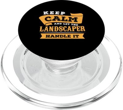 Diseño de paisajista Keep Calm PopSockets PopGrip para MagSafe