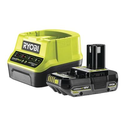 RYOBI RC18120-1C20 18V ONE+ 1 x 2.0Ah Battery & 2.0A Charger Kit