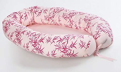 Manostiles dansk design ekologisk bomull lyxig babynest, körsbärsblom