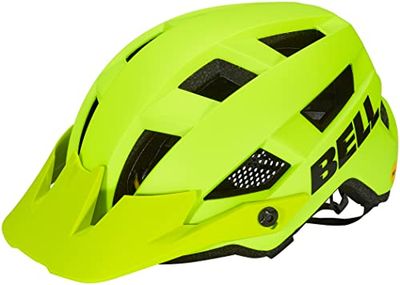 BELL Spark 2 MIPS Casque de vélo Jeunesse Unisexe, Jaune Mat Hi-Viz, Taille Unique