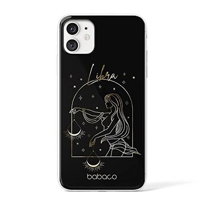 ERT GROUP mobiltelefonfodral för Apple Iphone 11 originalt och officiellt licensierat Babaco mönster Zodiac Woman 007 Vit anpassad till formen på mobiltelefonen, fodral tillverkad av TPU-plast