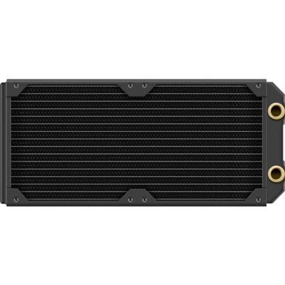Corsair Hydro X Series XR5 280 mm NEO Waterkoelingsradiator - Koperen kern - Geoptimaliseerd voor een stille werking - 2 x 140 mm fanbevestigingen - G1/4" schroefdraden - Zwart