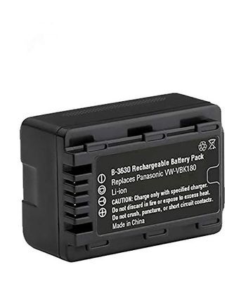 Amsahr Grade A de Celdas de batería (2000 mAh, 3.7 V) para Panasonic Gris
