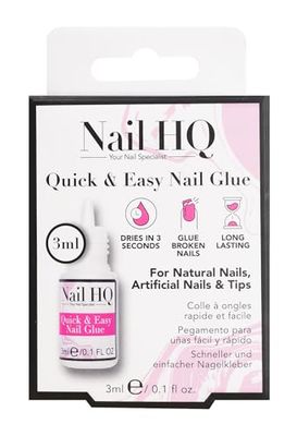 Nail HQ Quick & Easy Nail Glue – 3ml