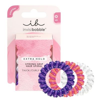 Invisibobble Original Hairgummi EXTRA CARE Twirl Boss | Particolarmente delicato sui capelli | Contro capelli fragili e doppie punte | Senza impronta | 6 pezzi