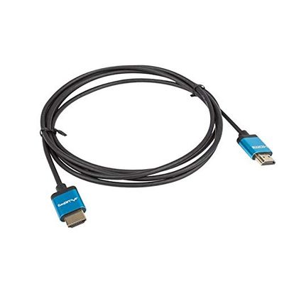 LANBERG HDMI-kabel CA-HDMI-22CU-0005-BK V2.0, stekker/stekker, 50 cm, zwart