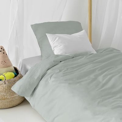 Basic Juego nórdico 2 piezas 140x200 cm (Cama 80) Gris