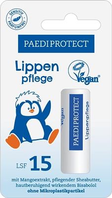 PEADIPROTECT balsamo labbra SPF 15 (4,7g), cura delle labbra con estratto di mango protegge e cura intensamente formula vegana senza cera d'api con burro di karité senza profumo senza microplastiche