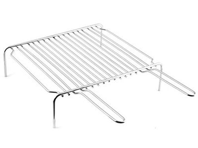 Home 8446340 Grillrooster met 2 handgrepen en voeten, staal