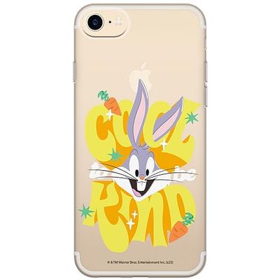 ERT GROUP mobiel telefoonhoesje voor Iphone 7/8/ SE 2/ SE 3 origineel en officieel erkend Looney Tunes patroon Bugs 014 optimaal aangepast aan de vorm van de mobiele telefoon, gedeeltelijk bedrukt