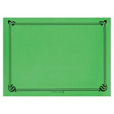 Table Mats 48 Gsm 31X43 Cm Prairie Green Cellulose - 500 Units