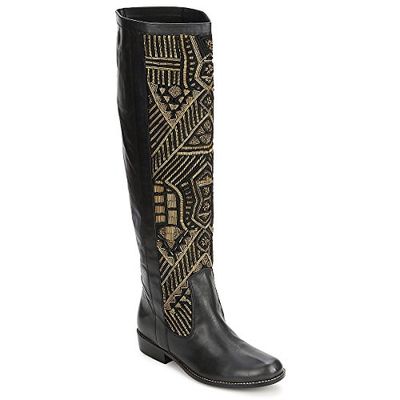 Antik Batik Dari Darie 1 Bot dames Fashion laarzen, zwart zwart, 36 EU