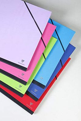 Clairefontaine Raccoglitore Artistico, Cartone, Assortiti, 24x32cm