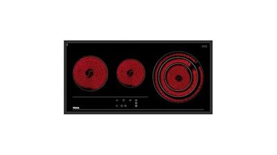 Teka | Placa de inducción Multislider de 80 cm con 3 zonas de cocción | TRC 83631 | Cristal negro | 5.1 x 80 x 51 cm