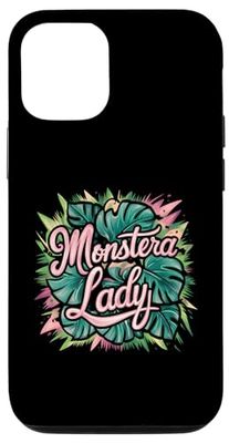 Custodia per iPhone 14 Monstera Lady Monstera Foglia Pianta