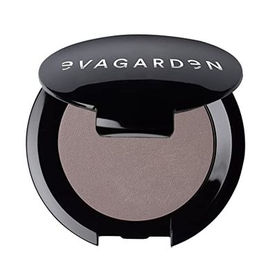 EVAGARDEN Velvet Matte Eye Shadow - Creamy and Velvety Powder with Intense Color - High Pure Pigments Creates Soft Focus Effect - Light, Adherent Film Blends Easily - 124 Iron - 0.08 oz