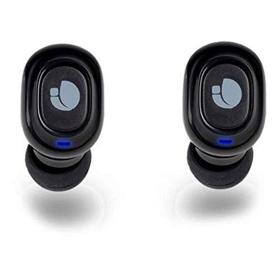 NGS ARTICA Lodge- Cuffie Intrauricolari Compatibili con Bluetooth 5.0, Tecnologia True Wireless, Batteria 45 mAh, con Dock di Ricarica 300 mAh, Nero