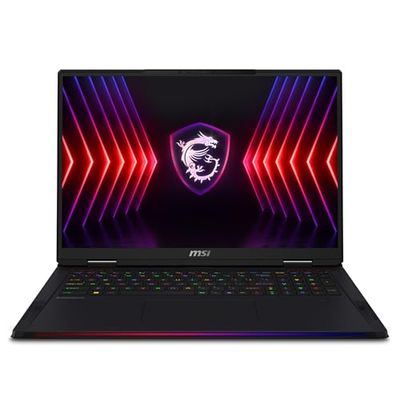 MSI Raider 18 HX A14V Gaming Laptop with Intel Core i9-14900HX Processor, RGB Lighting