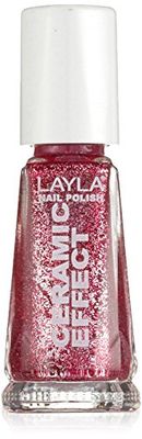 Layla Cosmetics Milano Céramique Effet Vernis à Ongles Sparkle Pink Dream 10 ml