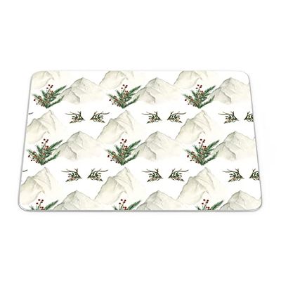 Bonamaison, Tapis de Souris Rectangle Imprimé Numériquement, Fond Antidérapant, pour Bureau et Maison, Taille: 22x18cm