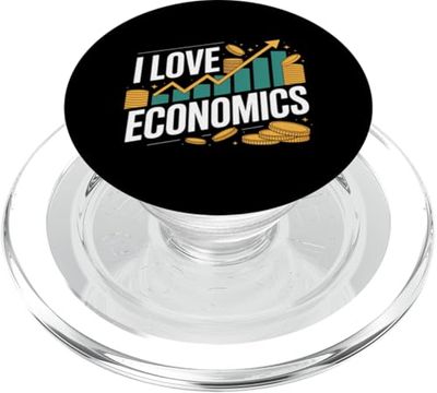 Amo la economía Dinero Crecimiento Pasión PopSockets PopGrip para MagSafe