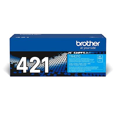 Brother TN421C Cartouche de Toner Original compatible avec Imprimates Brother DCP-L8410CDW/HL-L8360CDW/MFC-L8900CDW Cyan