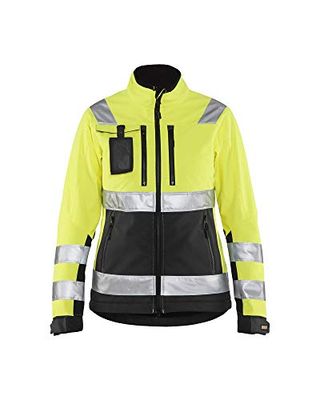 Blaklader 49022517 HOCHVISKOSE SOFTSHELLJACKE, gul/svart, grön L