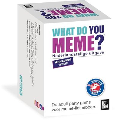 Megableu 678986 What Do You Meme - Kaartspel - Hét spel voor feestjes - Nederlandstalige versie - voor 18 jaar en ouder