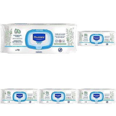 Mustela Toallitas Grues Rec 70U (Paquete de 5)