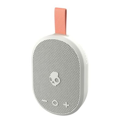 Skullcandy Ounce+ Cassa Wireless Bluetooth Portatile, Impermeabilità IPX7, 16 Ore di Autonomia, Stereo True Wireless con Cinghia Integrata per Viaggi e Uso all’Aperto - Bone/Orange