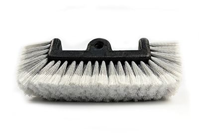 CARCAREZ 12 "Autowasborstel met Zachte Varkenshaar voor Auto RV Truck Boot Camper Exterieur Wassen Schoonmaken, Grijs