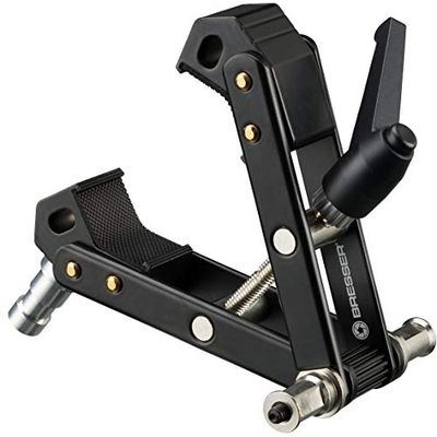 Bresser BR-SC021 - Pinza multiuso in metallo resistente, portata 12 kg, per il fissaggio di accessori da studio