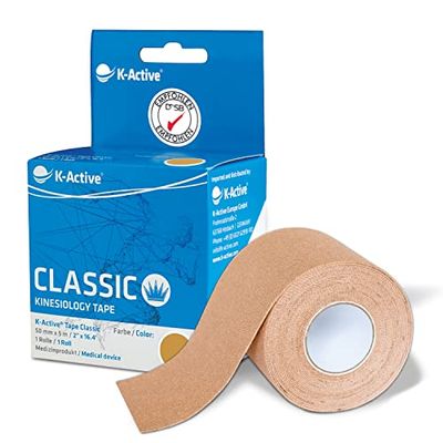 Rehab europa QA-00459/BG - 1 rollo kinesiotape vendaje k-active beige 5cmx5m