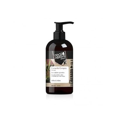 Real Natura - Shampoing Boucles Crépus - Définition Intense - Hydratation Profonde - Sans Sel - Ingrédients Naturels - 500ml