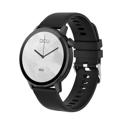 Smartwatch pour femme avec GPS intégré et appels Bluetooth - Écran AMOLED 1,32" - Assistant vocal | Plus de 130 modes sportifs | Altimètre, baromètre et boussole | Compatible Android/iOS