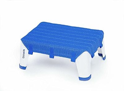 Escalón taburete antideslizante para bañera Aquatec Step de Invacare| Escalón de ayuda para bañera| Ideal para personas mayores| Funda de fácil limpieza a máquina| Antideliszante| 400 X 300 X 165