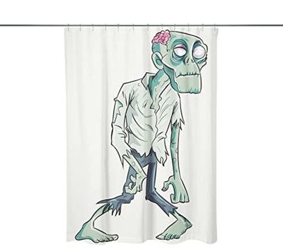 Bonamaison Shower Curtain, Polyester, Multicolor, 150x200