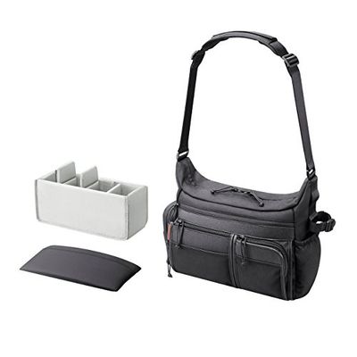 Sony LCS-PSC7 Custodia morbida per fotocamera o videocamera e accessori, Nero