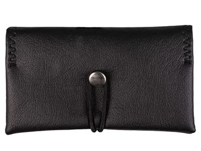 Ciggi Trio - Estuche para torneador, piel sintética, color negro