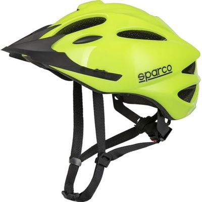 Sparco Cykelhjälm, unisex, barn, gul, M